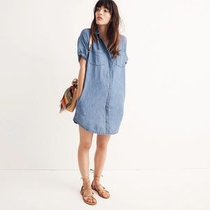 Madewell Courier Shirtdress EUC